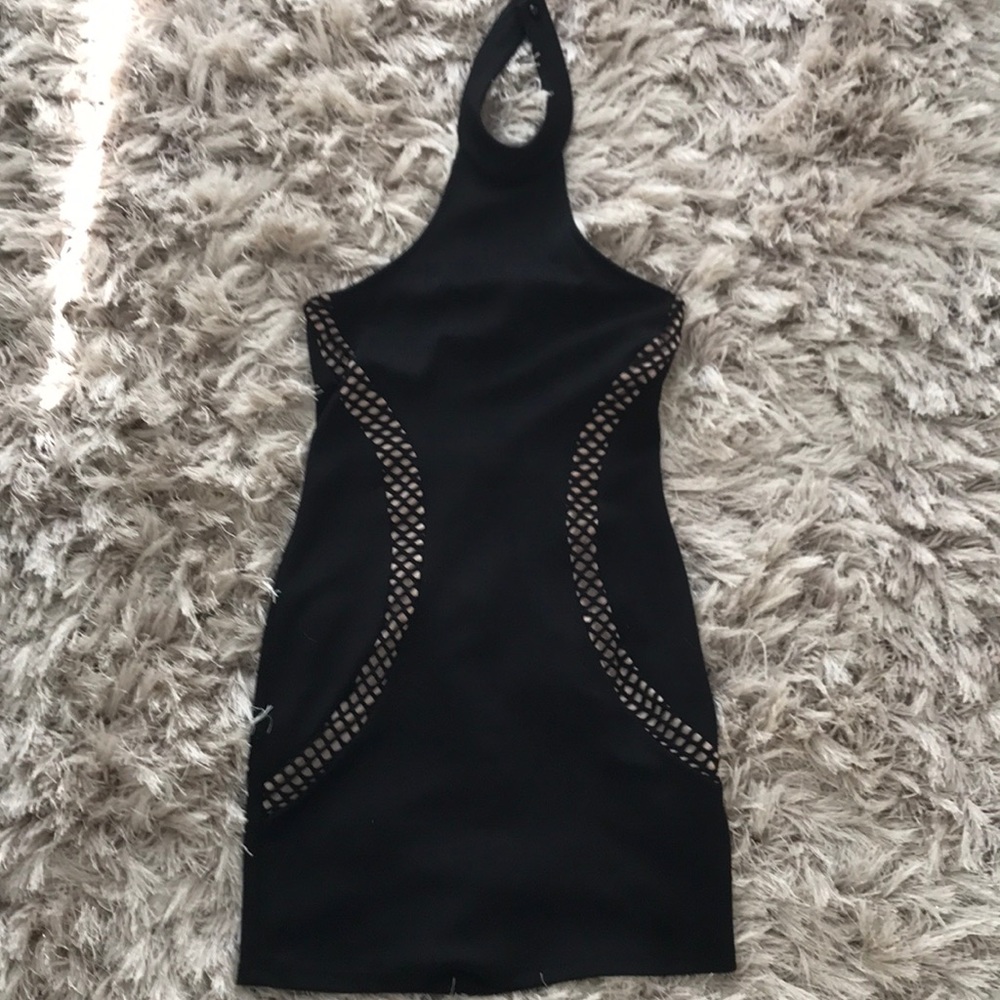 Halter cocktail dress